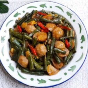 Resep Tumis Kacang Bakso