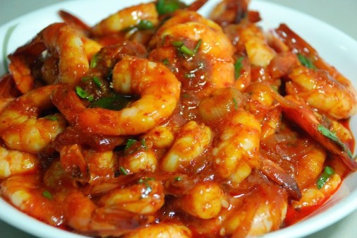 Resep udang saus tiram