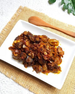 Resep Gongso Ati Ampela