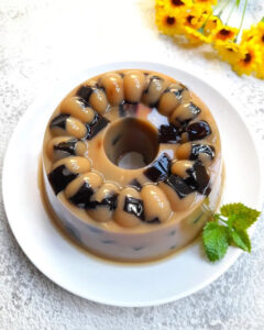 Resep Pudding Cappucino Cincau
