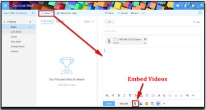 Mengirim Video Lewat Send Email