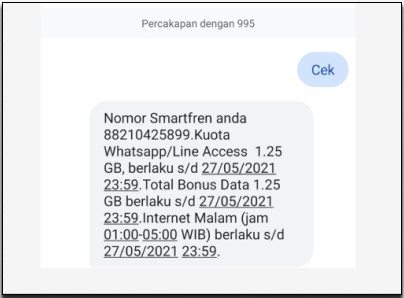 Tukar Poin Smartfren Via SMS